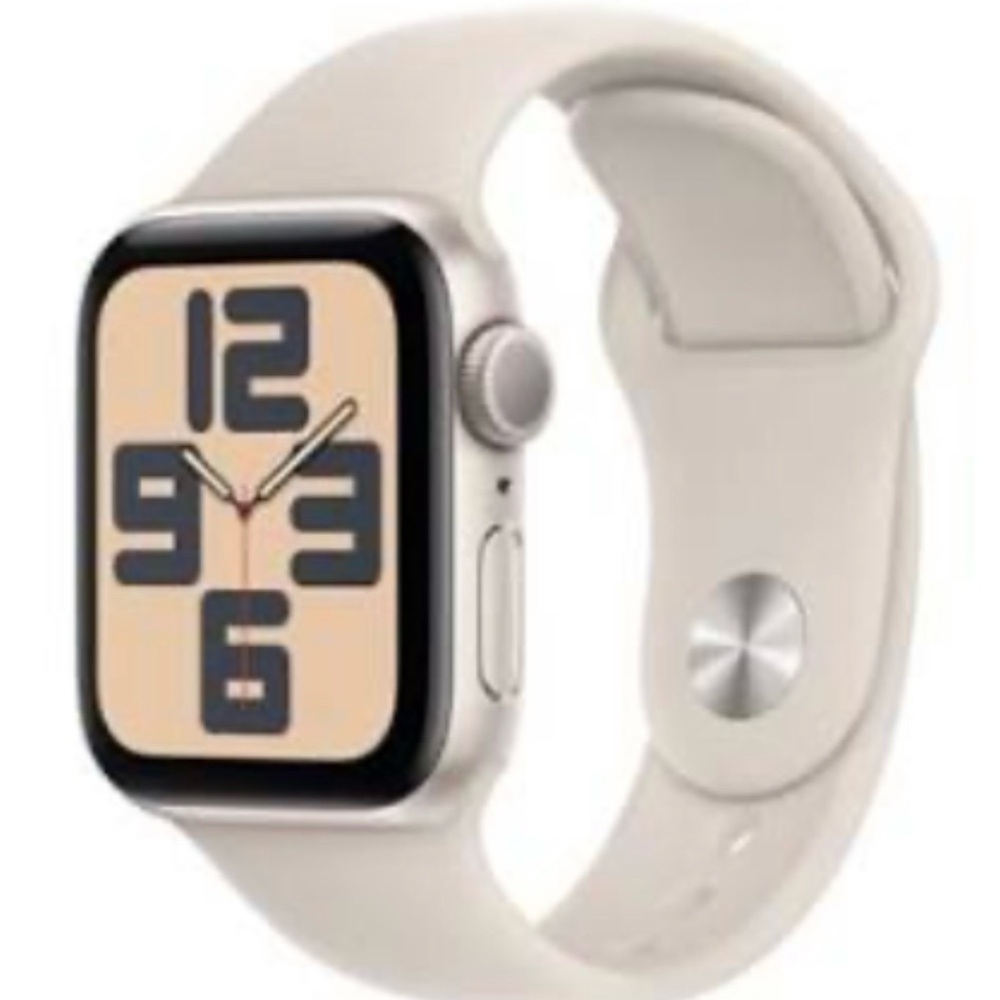 New Apple Smartwatch with Cream BandApple Watch SE 3 40mm Starlight